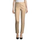 Liz Claiborne Classic Fit Double Cotton Emma Pant- Tall Inseam 30