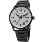 Akribos Xxiv Mens Black Strap Watch-a-956ss