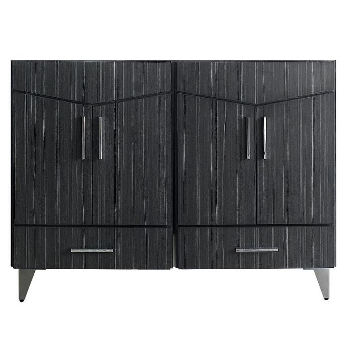 48-in. W 17-in. D Modern Plywood-melamine Vanity Base Set Only In Dawn Grey