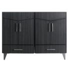 48-in. W 17-in. D Modern Plywood-melamine Vanity Base Set Only In Dawn Grey