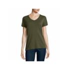St. John's Bay Short Sleeve V Neck T-shirt-womens Talls
