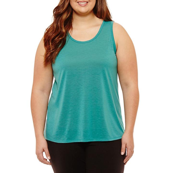Flirtitude Jersey Tank Top-juniors Plus