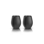Warren: Gunmetal Black Stemless Wine Glasses (viski)