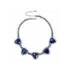 Mixit&trade; Blue Stone Statement Necklace