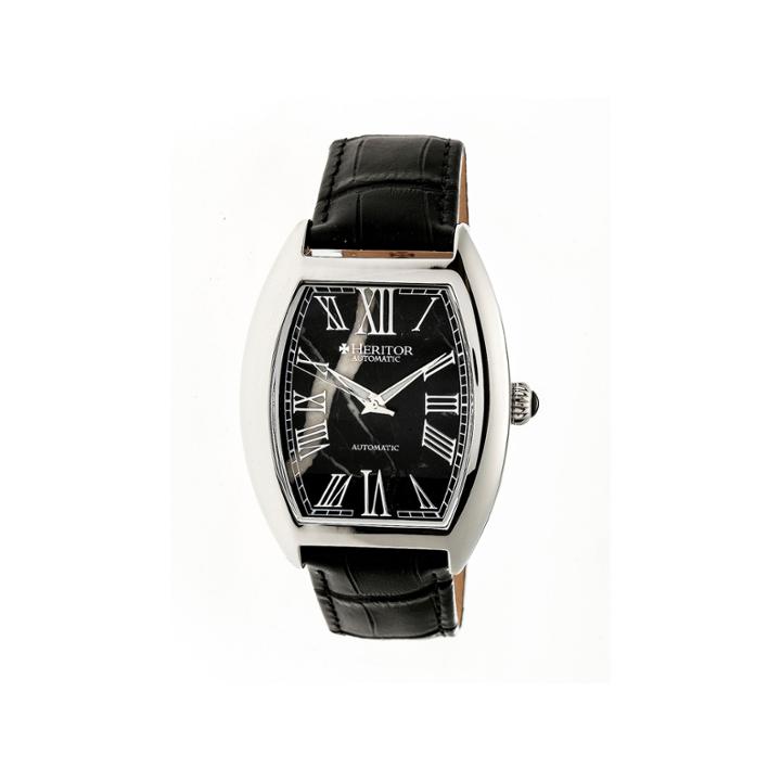 Heritor Baron Mens Black Strap Watch-herhr6002
