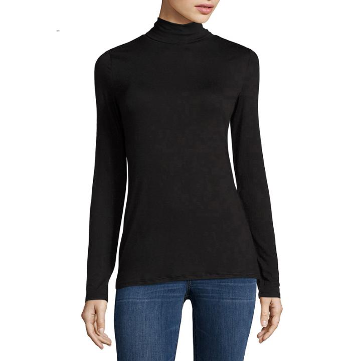 Belle + Sky Long Sleeve Turtle Neck Top