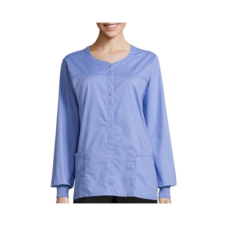 Wonderwink Womens Constance Snap-front Jacket - Plus