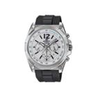 Casio Edifice Mens White Dial Black Resin Strap Solar Watch Efr545sb-7bv