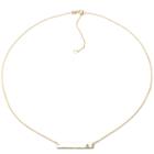 Silver Treasures Letter K Womens Gold Over Silver Pendant Necklace