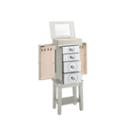 Madison Silver Jewelry Armoire