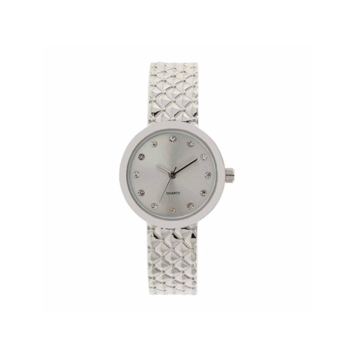 Mixit Womens Silver Tone Bangle Watch-jcp2974st