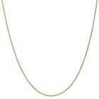 Solid Wheat 14 Inch Chain Necklace