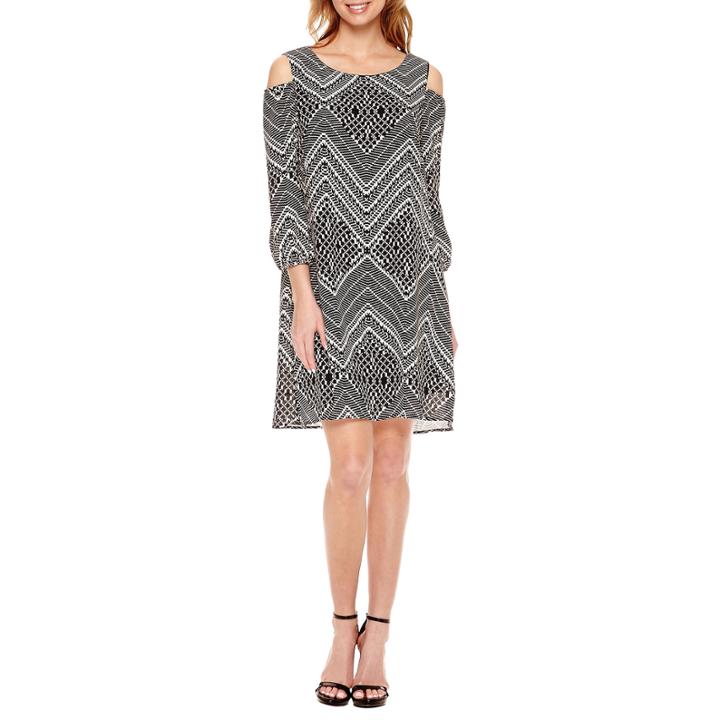 Luxology 3/4 Sleeve A-line Dress