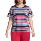 Afred Dunner America's Cup Biadere Tee- Plus