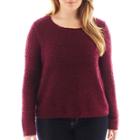 Arizona Long-sleeve Cropped Sweater - Plus