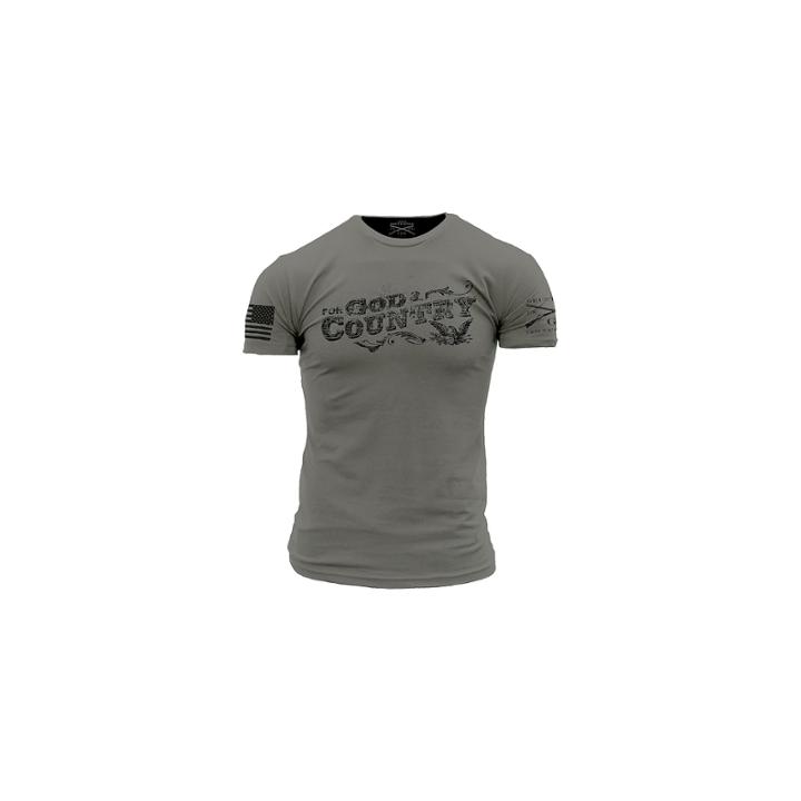 Grunt Style For God And Country Graphic T-shirt