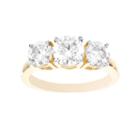 Womens 1 Ct. T.w. White Moissanite 14k Gold Anniversary Band