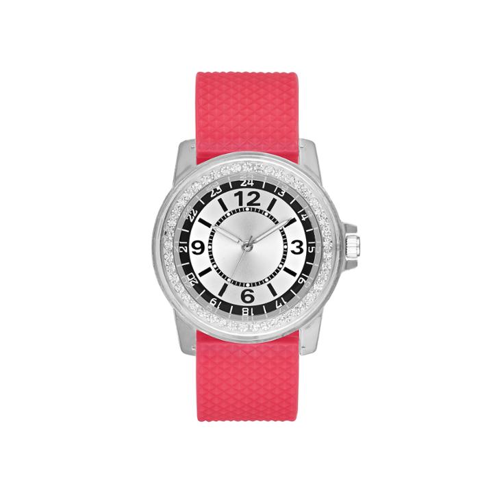 Womens Pink Strap Watch