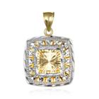 Womens Square Pendant