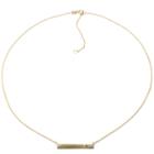Silver Treasures Letter A Womens Gold Over Silver Pendant Necklace