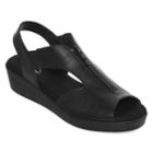 St. John's Bay Sabina Strap Comfort Wedge Sandals - Wide Width