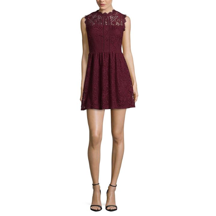Speechless Sleeveless Skater Dress-juniors