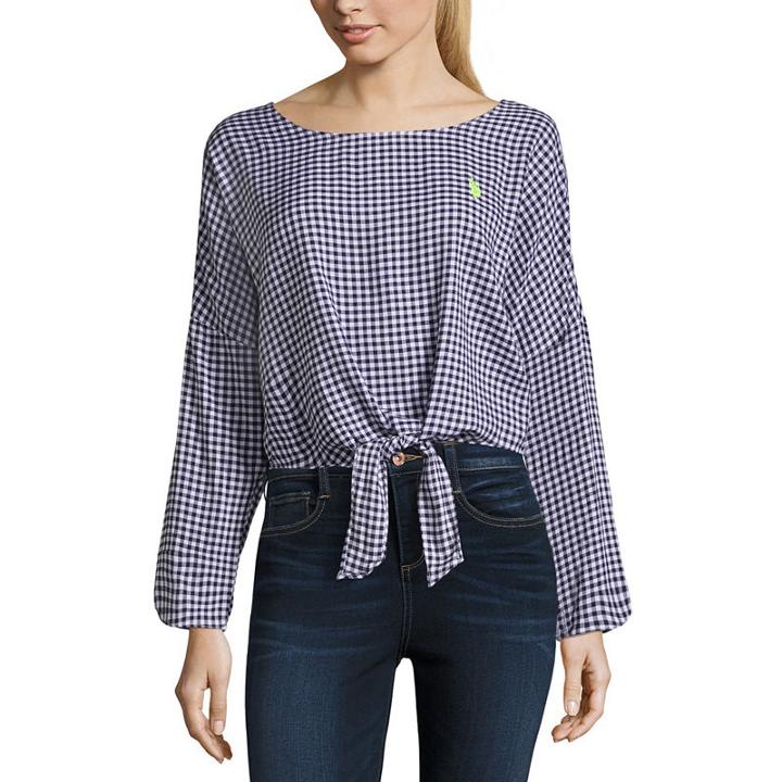 U.s. Polo Assn. Long Sleeve Dress Shirt Juniors