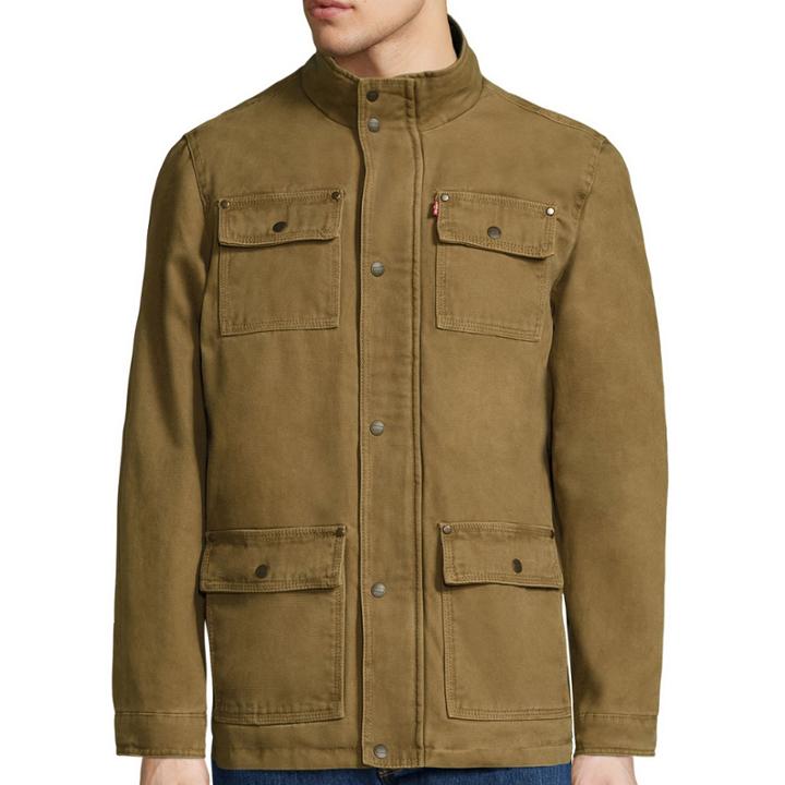 Levi's Cotton Long-sleeve 4-pocket Midweight Barn Coat