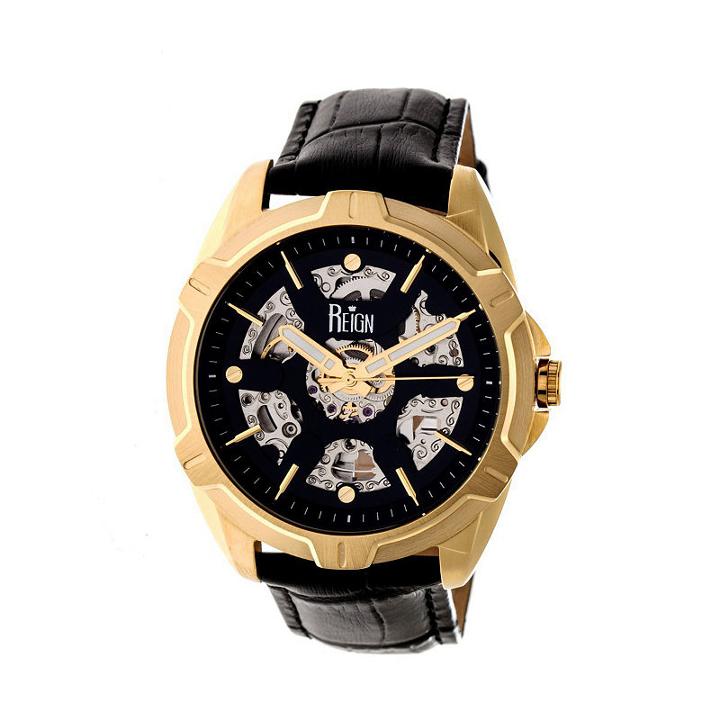 Reign Unisex Black Strap Watch-reirn4205