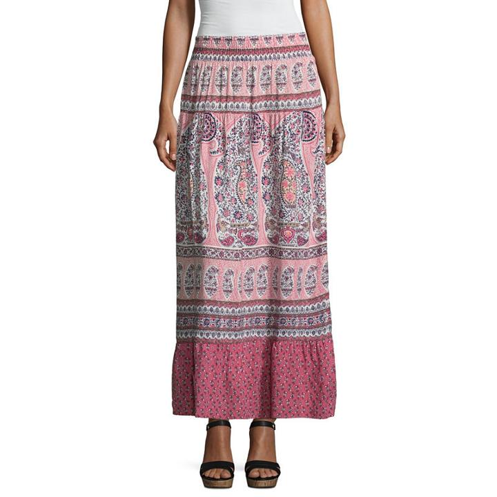 Liz Claiborne Printed Maxi Skirt