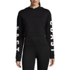 Flirtitude West Coast Cropped Sweatshirt - Juniors
