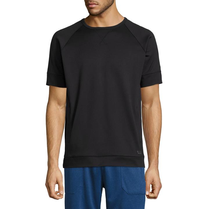 Msx By Michael Strahan Ultra Fleece Short Sleeve Crew
