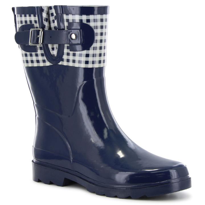 Western Chief Picnic Check Womens Waterproof Rain Boots