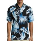 The Havanera Co. Short-sleeve Tropical Print Shirt