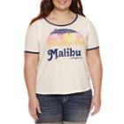 Malibu Graphic T-shirt- Juniors Plu