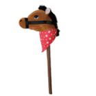 Ponyland Giddy-up 28 Stick Horse Plush, Brown Horse W/sound
