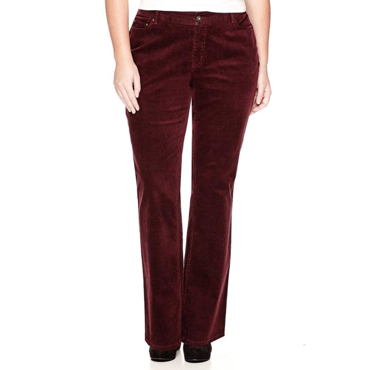 St. John's Bay Straight-leg Corduroy Pants - Plus