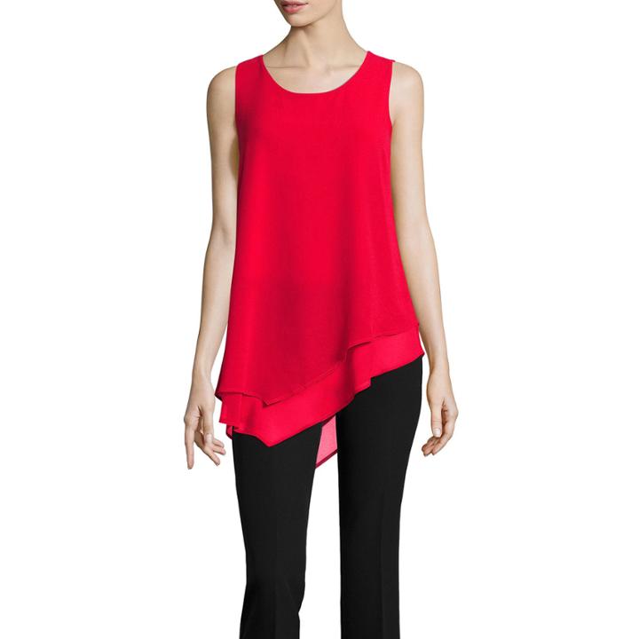 Artisan Asymmetrical Layered Tank Top