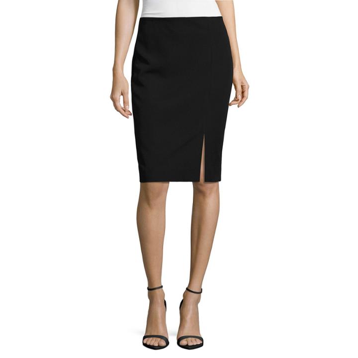 Worthington Off-center Slit Pencil Skirt