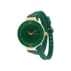 Tko Orlogi Womens Green Silicone Strap Wrap Watch