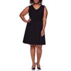 Liz Claiborne Sleeveless Fit-and-flare Dress - Plus