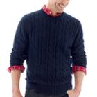 St. John's Bay Cable-knit Crewneck Sweater