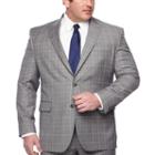 Stafford Grid Classic Fit Stretch Suit Jacket-big And Tall