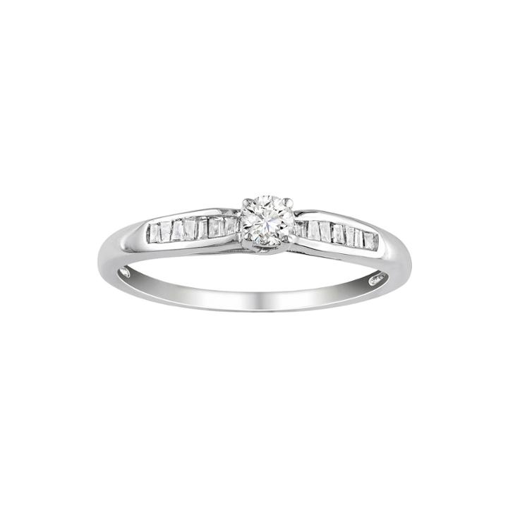 1/4 Ct. T.w. Diamond Promise Ring Sterling Silver