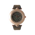 Olivia Pratt Womens Gray Strap Watch-14703greyrose