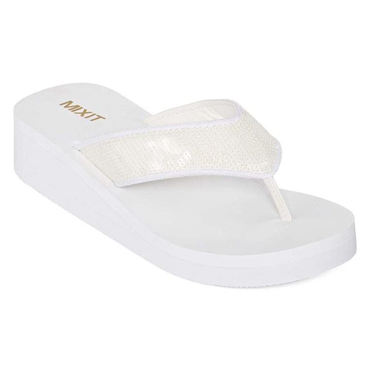 Mixit&trade; Sequin Wedge Shoes