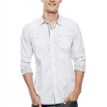 I Jeans By Buffalo Mitttel Long-sleeve Woven Shirt