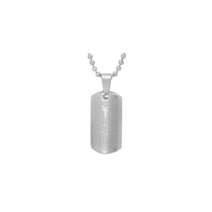 Steeltime Mens Pendant Necklace