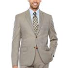 Izod Tan Check Suit Jacket - Classic Fit