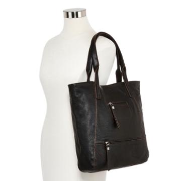 Perlina Amsterdam Leather Tote Bag